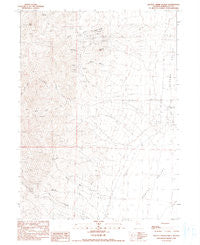 Bottle Creek Ranch Nevada Historical topographic map, 1:24000 scale, 7.5 X 7.5 Minute, Year 1990