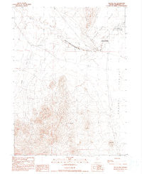 Bottle Hill Nevada Historical topographic map, 1:24000 scale, 7.5 X 7.5 Minute, Year 1990