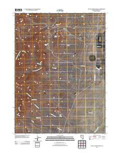 Bottle Creek Ranch Nevada Historical topographic map, 1:24000 scale, 7.5 X 7.5 Minute, Year 2011