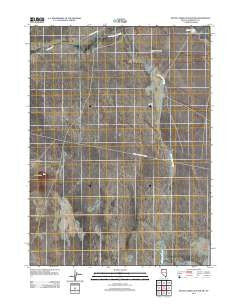 Bottle Creek Slough NW Nevada Historical topographic map, 1:24000 scale, 7.5 X 7.5 Minute, Year 2011
