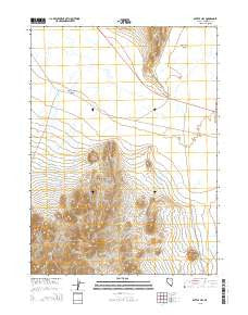 Bottle Hill Nevada Current topographic map, 1:24000 scale, 7.5 X 7.5 Minute, Year 2015