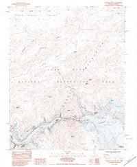 Boulder Canyon Nevada Historical topographic map, 1:24000 scale, 7.5 X 7.5 Minute, Year 1983