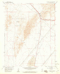 Boulder City NW Nevada Historical topographic map, 1:24000 scale, 7.5 X 7.5 Minute, Year 1958