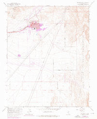 Boulder City Nevada Historical topographic map, 1:24000 scale, 7.5 X 7.5 Minute, Year 1958