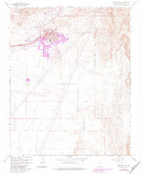 Boulder City Nevada Historical topographic map, 1:24000 scale, 7.5 X 7.5 Minute, Year 1958