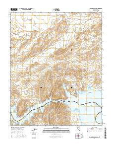 Boulder Canyon Nevada Current topographic map, 1:24000 scale, 7.5 X 7.5 Minute, Year 2014