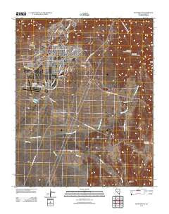 Boulder City Nevada Historical topographic map, 1:24000 scale, 7.5 X 7.5 Minute, Year 2012