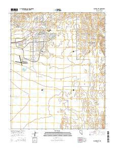 Boulder City Nevada Current topographic map, 1:24000 scale, 7.5 X 7.5 Minute, Year 2015