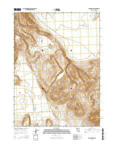 Boulder Lake Nevada Current topographic map, 1:24000 scale, 7.5 X 7.5 Minute, Year 2015
