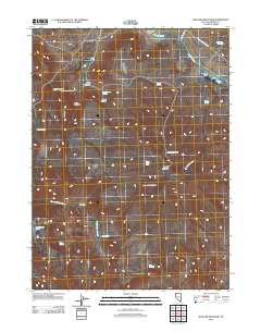 Boulder Mountain Nevada Historical topographic map, 1:24000 scale, 7.5 X 7.5 Minute, Year 2011
