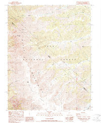 Boundary Peak Nevada Historical topographic map, 1:24000 scale, 7.5 X 7.5 Minute, Year 1987
