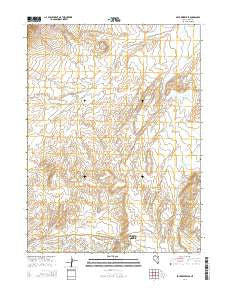 Boyd Reservoir Nevada Current topographic map, 1:24000 scale, 7.5 X 7.5 Minute, Year 2014