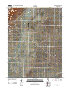 Boyer Ranch Nevada Historical topographic map, 1:24000 scale, 7.5 X 7.5 Minute, Year 2011