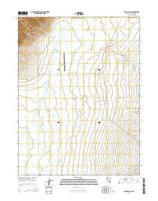 Boyer Ranch Nevada Current topographic map, 1:24000 scale, 7.5 X 7.5 Minute, Year 2014
