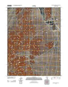 Bradshaw Spring Nevada Historical topographic map, 1:24000 scale, 7.5 X 7.5 Minute, Year 2012
