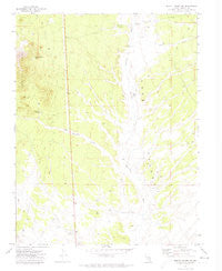 Bristol Range NE Nevada Historical topographic map, 1:24000 scale, 7.5 X 7.5 Minute, Year 1971