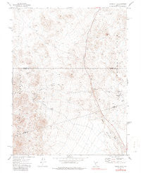 Broken Hills Nevada Historical topographic map, 1:24000 scale, 7.5 X 7.5 Minute, Year 1972