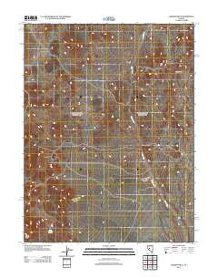 Broken Hills Nevada Historical topographic map, 1:24000 scale, 7.5 X 7.5 Minute, Year 2011