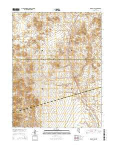 Broken Hills Nevada Current topographic map, 1:24000 scale, 7.5 X 7.5 Minute, Year 2014