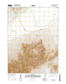 Brooks Spring Nevada Current topographic map, 1:24000 scale, 7.5 X 7.5 Minute, Year 2014