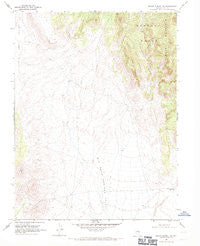 Brown Summit NW Nevada Historical topographic map, 1:24000 scale, 7.5 X 7.5 Minute, Year 1968