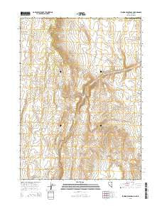 Browns Bench Ranch Nevada Current topographic map, 1:24000 scale, 7.5 X 7.5 Minute, Year 2015