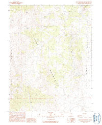 Buck Mountain East Nevada Historical topographic map, 1:24000 scale, 7.5 X 7.5 Minute, Year 1990