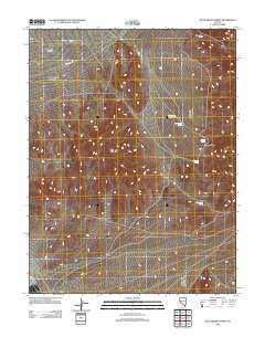Buckbrush Spring Nevada Historical topographic map, 1:24000 scale, 7.5 X 7.5 Minute, Year 2011