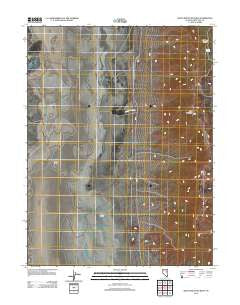 Buck Mountain West Nevada Historical topographic map, 1:24000 scale, 7.5 X 7.5 Minute, Year 2012
