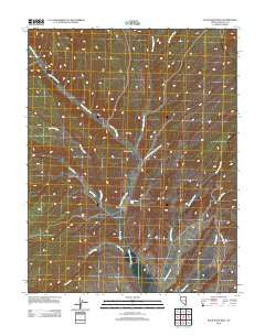 Buck Wash Well Nevada Historical topographic map, 1:24000 scale, 7.5 X 7.5 Minute, Year 2012