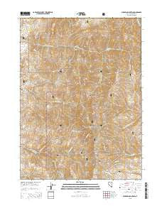 Buckskin Mountain Nevada Current topographic map, 1:24000 scale, 7.5 X 7.5 Minute, Year 2015