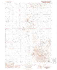 Buena Vista Hills North Nevada Historical topographic map, 1:24000 scale, 7.5 X 7.5 Minute, Year 1987