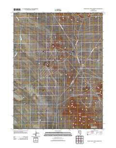 Buena Vista Hills North Nevada Historical topographic map, 1:24000 scale, 7.5 X 7.5 Minute, Year 2011