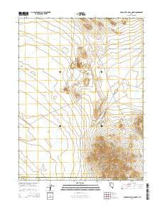 Buena Vista Hills North Nevada Current topographic map, 1:24000 scale, 7.5 X 7.5 Minute, Year 2014