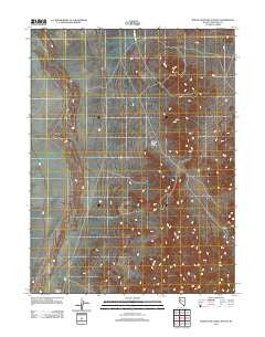 Buena Vista Hills South Nevada Historical topographic map, 1:24000 scale, 7.5 X 7.5 Minute, Year 2011
