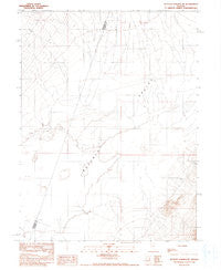 Buffalo Springs NE Nevada Historical topographic map, 1:24000 scale, 7.5 X 7.5 Minute, Year 1990