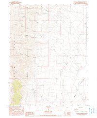Buffalo Springs Nevada Historical topographic map, 1:24000 scale, 7.5 X 7.5 Minute, Year 1990