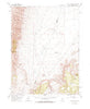 Buffalo Springs Nevada Historical topographic map, 1:62500 scale, 15 X 15 Minute, Year 1962