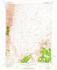 Buffalo Springs Nevada Historical topographic map, 1:62500 scale, 15 X 15 Minute, Year 1962