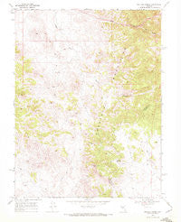 Buffalo Summit Nevada Historical topographic map, 1:24000 scale, 7.5 X 7.5 Minute, Year 1969