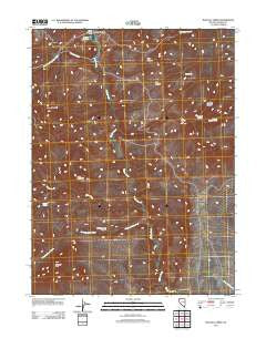 Buffalo Creek Nevada Historical topographic map, 1:24000 scale, 7.5 X 7.5 Minute, Year 2011
