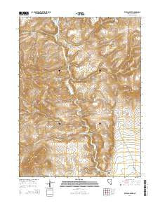 Buffalo Creek Nevada Current topographic map, 1:24000 scale, 7.5 X 7.5 Minute, Year 2014