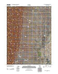 Buffalo Springs Nevada Historical topographic map, 1:24000 scale, 7.5 X 7.5 Minute, Year 2011