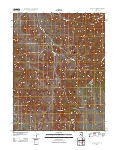 Buffalo Summit Nevada Historical topographic map, 1:24000 scale, 7.5 X 7.5 Minute, Year 2011