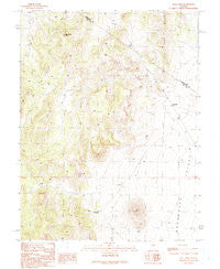 Bull Fork Nevada Historical topographic map, 1:24000 scale, 7.5 X 7.5 Minute, Year 1990
