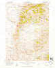 Bull Run Nevada Historical topographic map, 1:62500 scale, 15 X 15 Minute, Year 1956