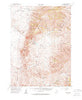 Bull Run Nevada Historical topographic map, 1:62500 scale, 15 X 15 Minute, Year 1956