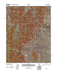 Bull Fork Nevada Historical topographic map, 1:24000 scale, 7.5 X 7.5 Minute, Year 2012