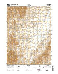 Bullion Nevada Current topographic map, 1:24000 scale, 7.5 X 7.5 Minute, Year 2014