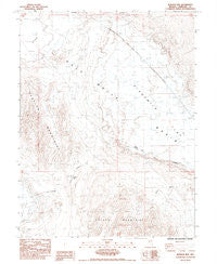 Bunejug Mts. Nevada Historical topographic map, 1:24000 scale, 7.5 X 7.5 Minute, Year 1985